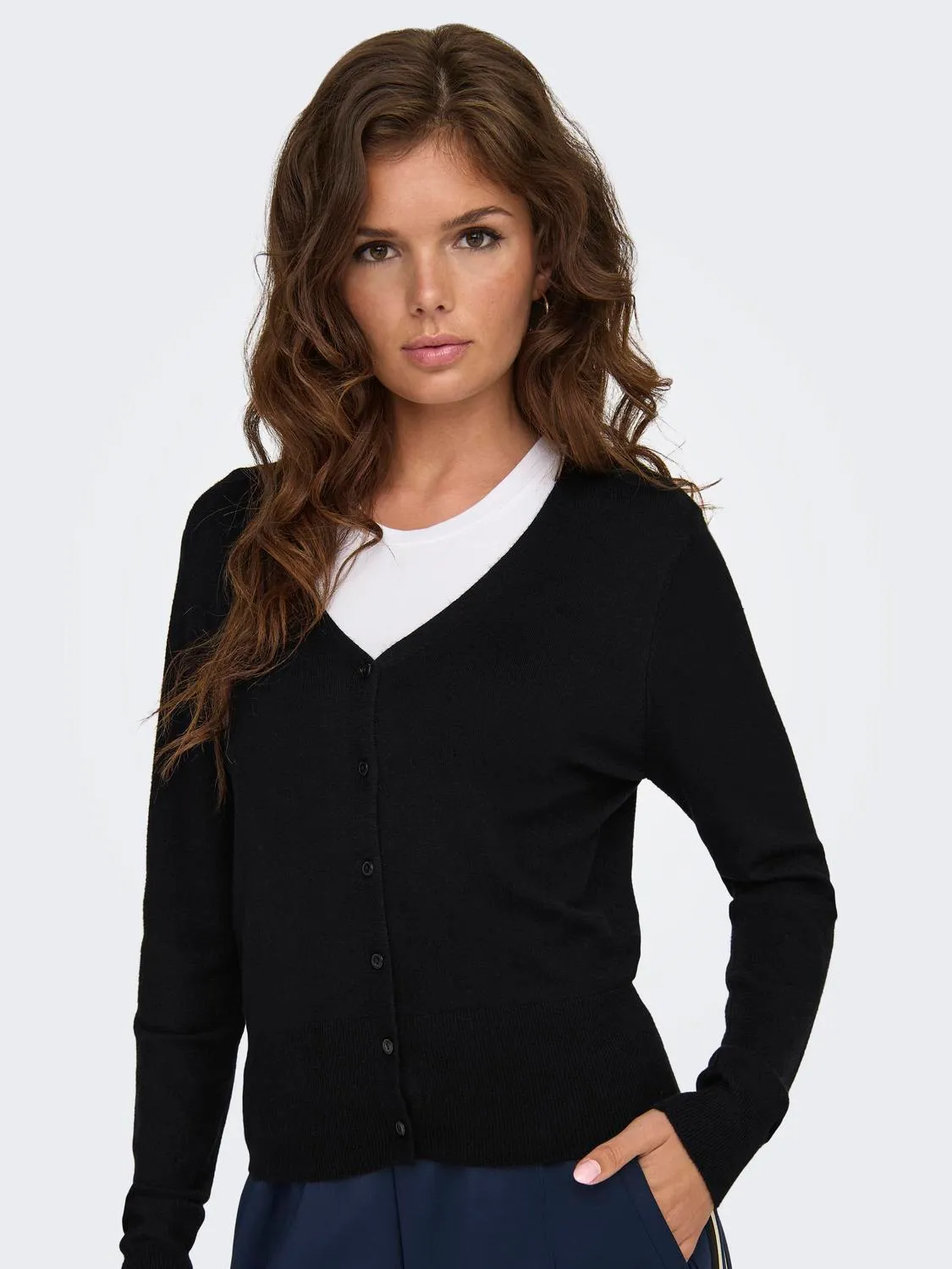 CARDIGAN ONLVENICE NEGRO