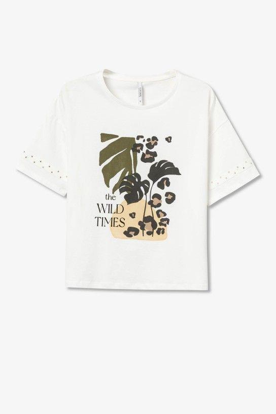 CAMISETA JUNGLE BLANCO