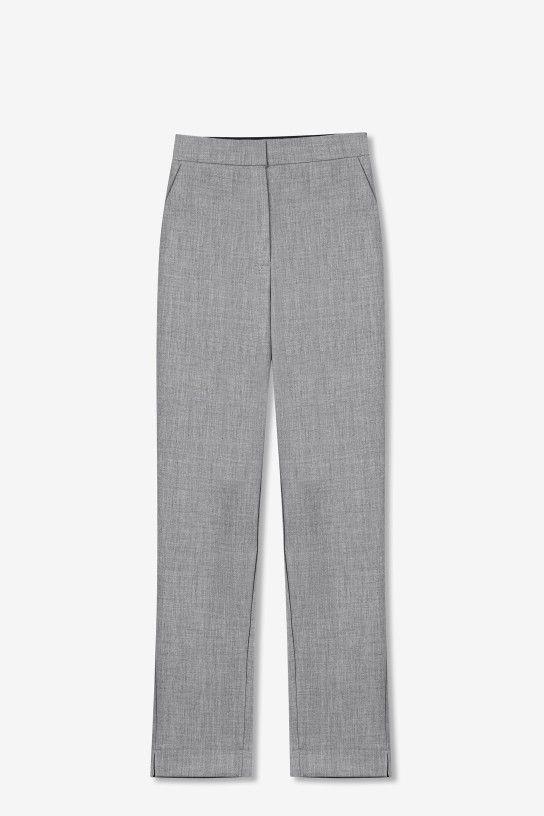 PANTALON VIOLETA GRIS