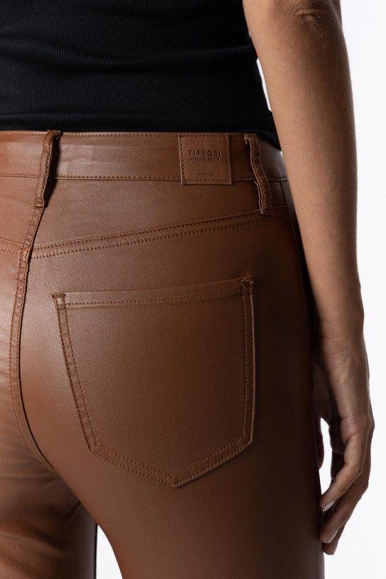 Pantalon discount encerado marron