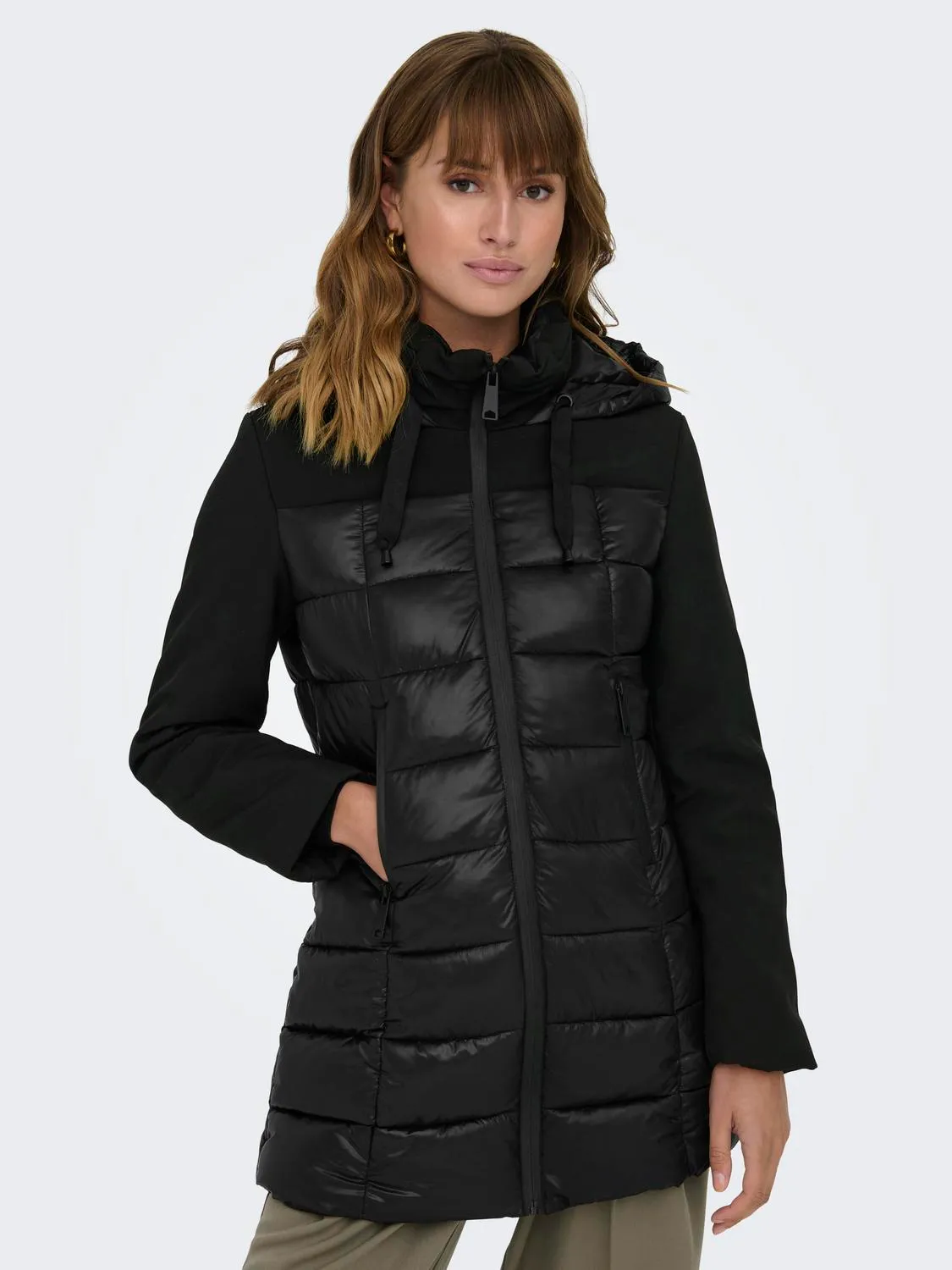 ANORAK ONLSOPHIE MIX PUFFER OTW NEGRO