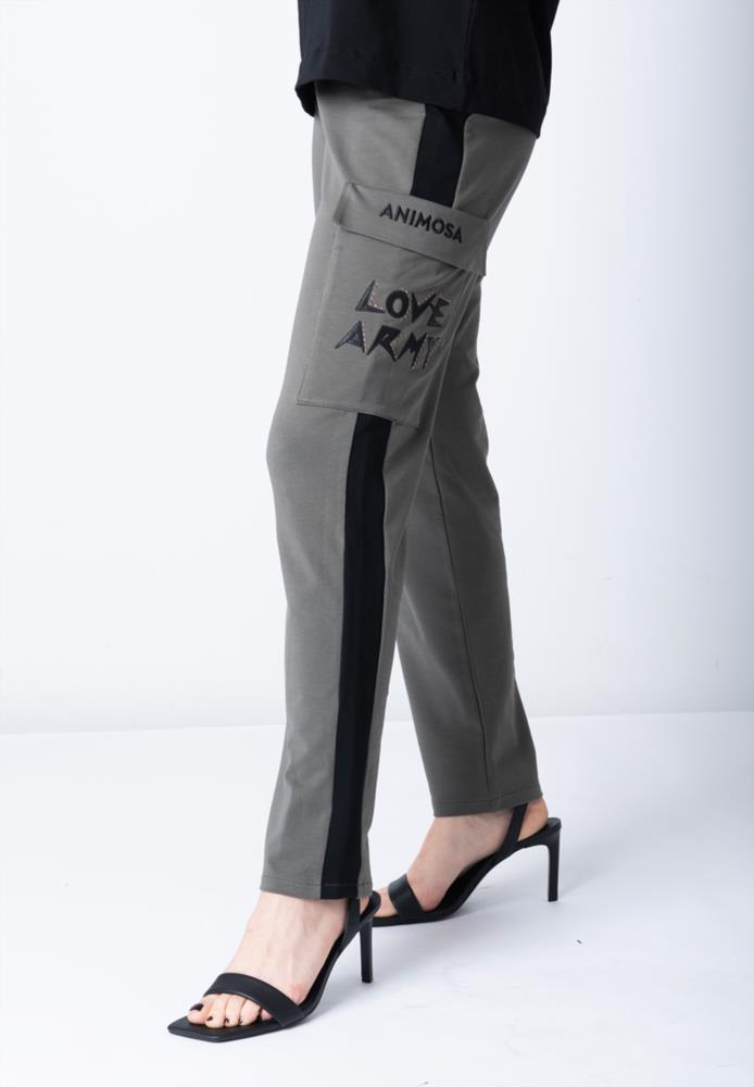 PANTALON LOVE ARMY VERDE ANIMOSA